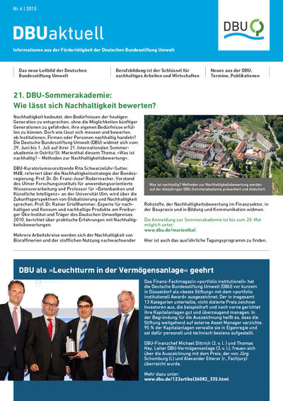 DBU aktuell Nr. 04, 2015