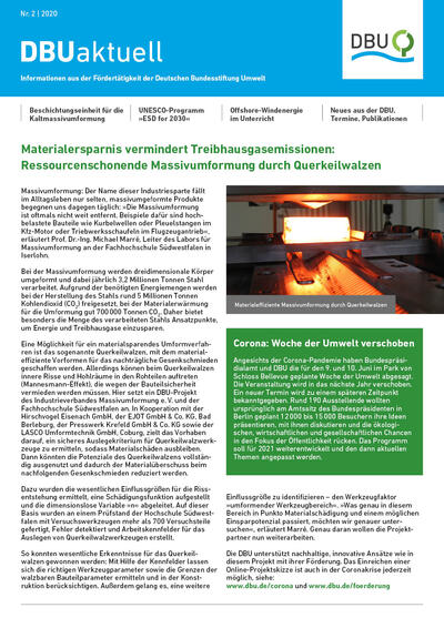 DBU aktuell Nr. 02, 2020