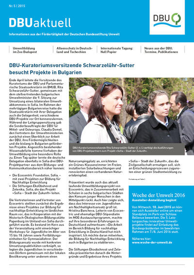 DBU aktuell  Nr. 05, 2015