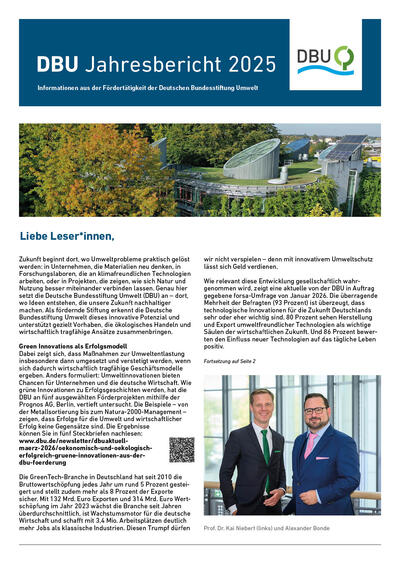 DBU Jahresbericht 2025