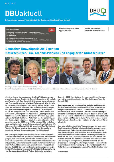 DBU aktuell Nr. 07, 2017