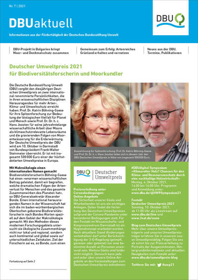 DBU aktuell Nr. 07, 2021