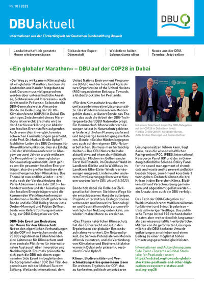 DBU aktuell. Nr. 10, 2023