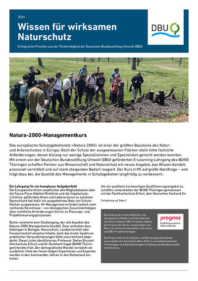 Wissen für wirksamen Naturschutz