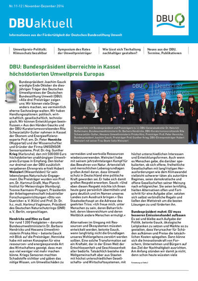 DBUaktuell November/Dezember 2014
