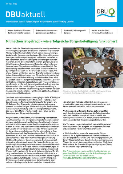 DBU aktuell Nr. 2, 2022
