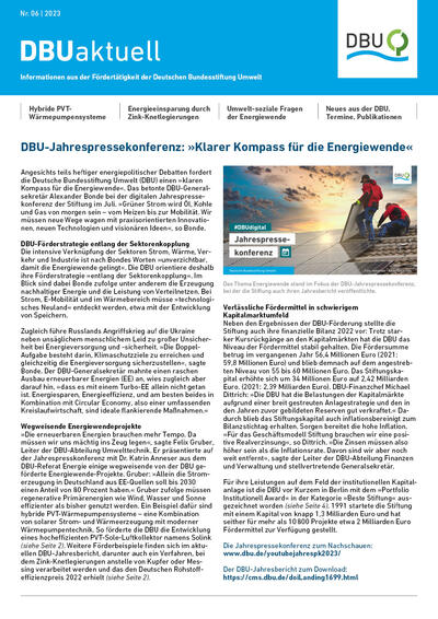 DBU aktuell. Nr. 6, 2023