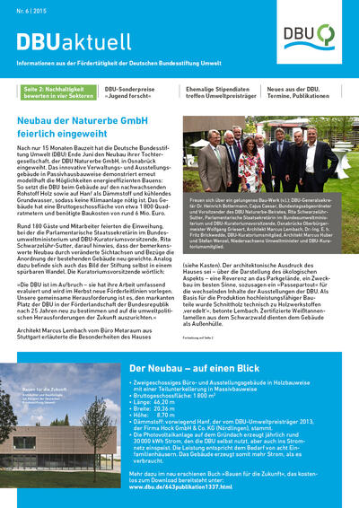 DBU aktuell Nr. 06, 2015