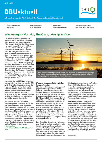 DBU aktuell Nr. 08, 2015