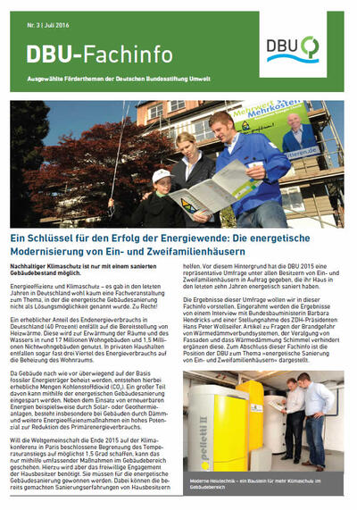DBU-Fachinfo - Energetische Gebäudesanierung