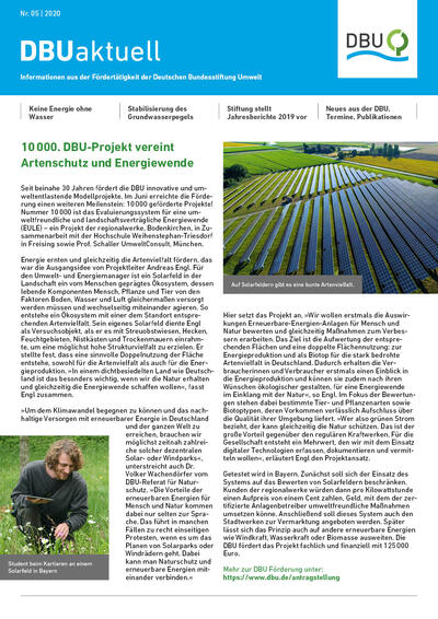 DBU aktuell Nr. 05, 2020