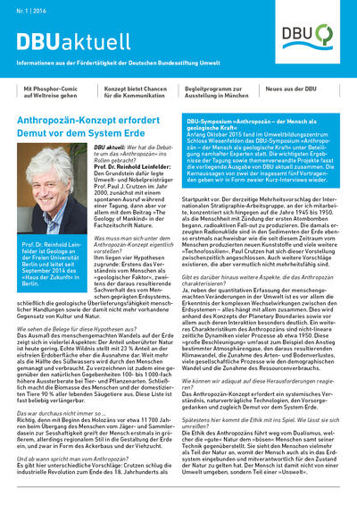 DBU aktuell Nr. 1, 2016