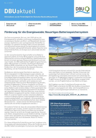 DBU aktuell Nr. 04, 2019