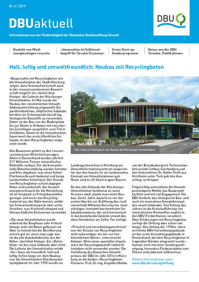 DBU aktuell Nr. 06, 2019