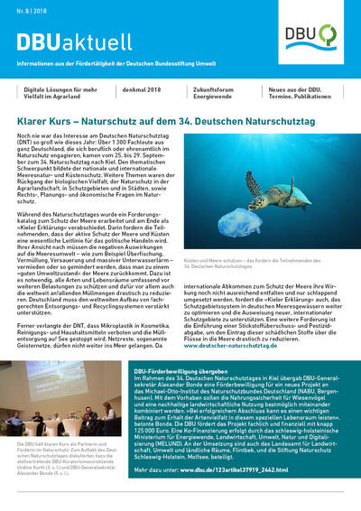 DBU aktuell Nr. 08, 2018
