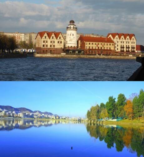 Kaliningrad (oben) und Tirana (See)  © Pixabay
