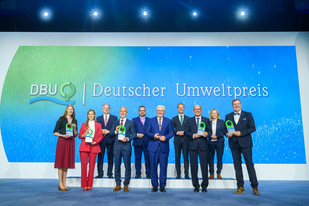 Verleihung des Deutschen Umweltpreises 2022 in Magdeburg  © DBU, Peter Himsel