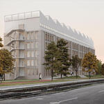 Projekt Metropolinnovation AZ 35273 Visualisierung Gesamtgebäude © Stiftung Nova Cvernovka