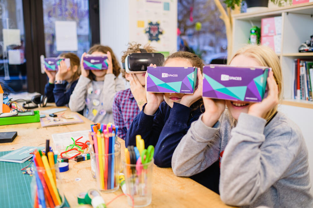 Schüler, Virtuelle Realtität, BNE, Digitale Bildung © Junge Tüftler*innen / Andi Weiland