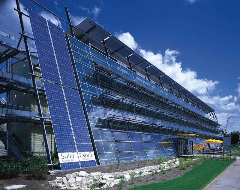 Die Solarfabrik des Unternehmers Georg Salvamoser 