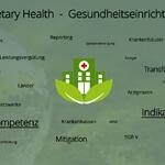 Bereiche und Aspekte von Gesundheitseinrichtungen © KLUG Deutsche Allianz Klimawandel und Gesundheit e. V.