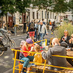 Verkehrsberuhigter Bereich in einer Großstadt © Michalke / Changing Cities