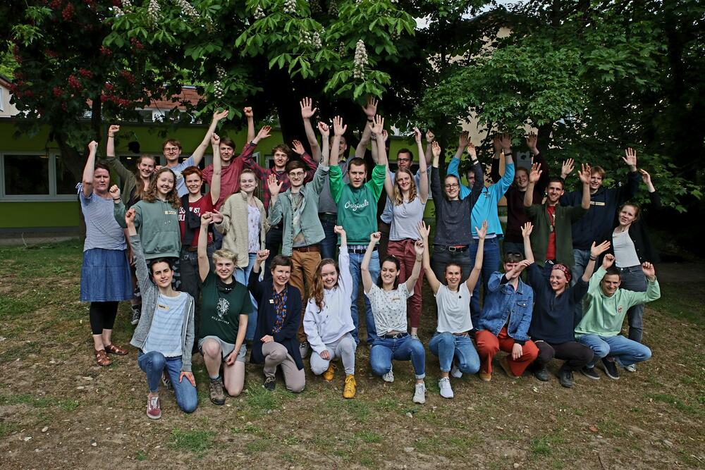 Bringen Landwirtschaft und Umweltschutz zusammen: Die Teams des Jugendkongresses 2021/2022 © Markus Große Ophoff/DBU