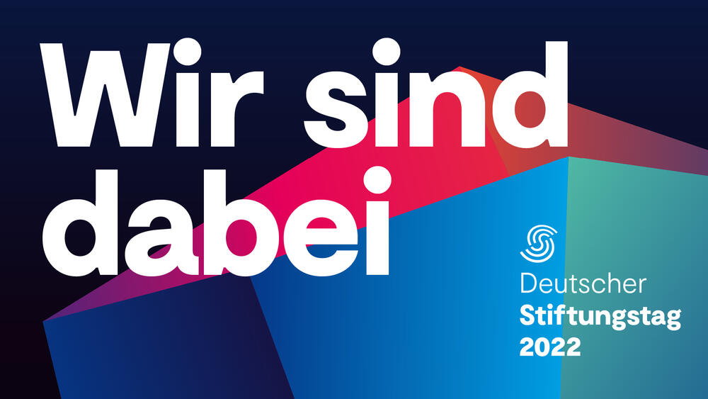 Logo Deutscher Stiftungstag 2022 © Bundesverband Deutscher Stiftungen