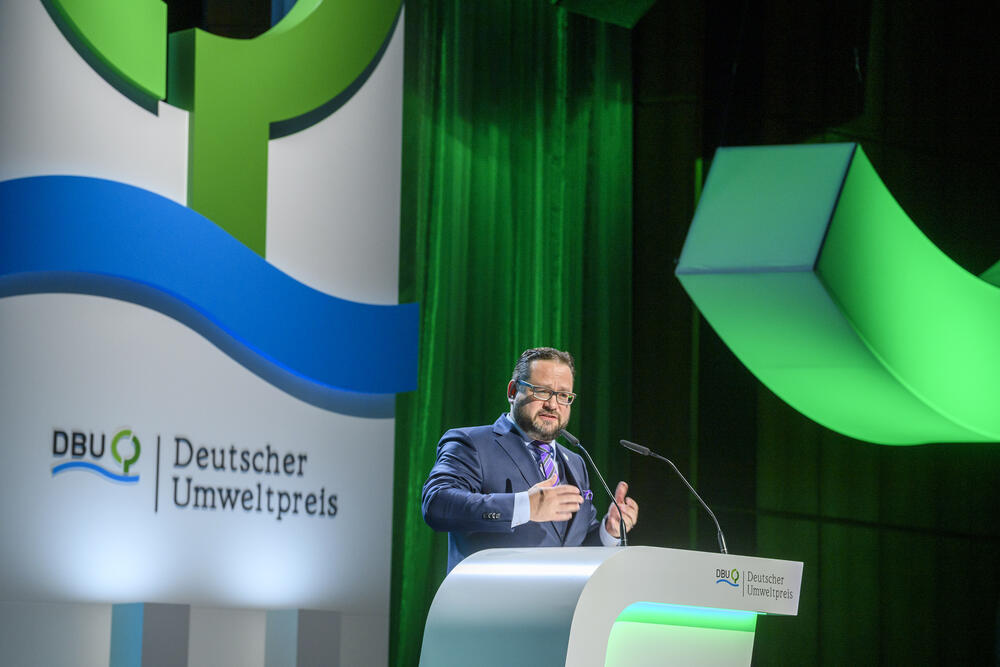 DBU Secretary General Alexander Bonde at the German Environmental Award 2019 of the German Federal Environmental Foundation  © DBU/Peter Himsel