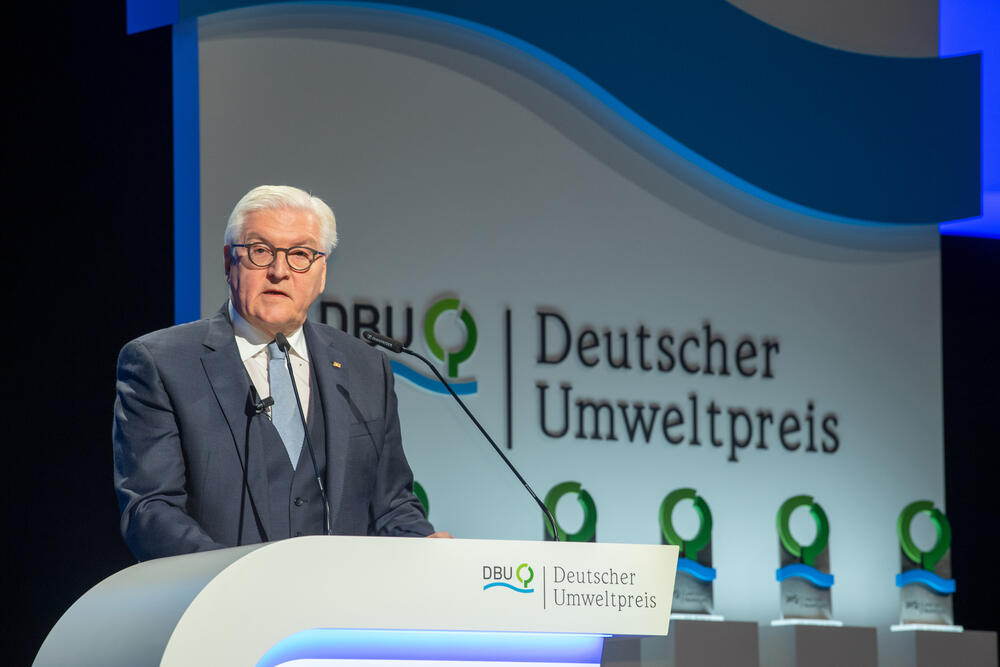 Federal President Steinmeier  © Deutsche Bundesstiftung Umwelt/ Peter Himsel