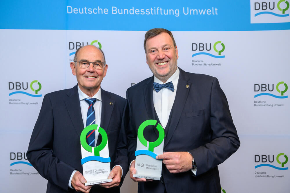 Preisträger Friedrich Mewis und Dirk Lehmann © Peter Himsel/DBU